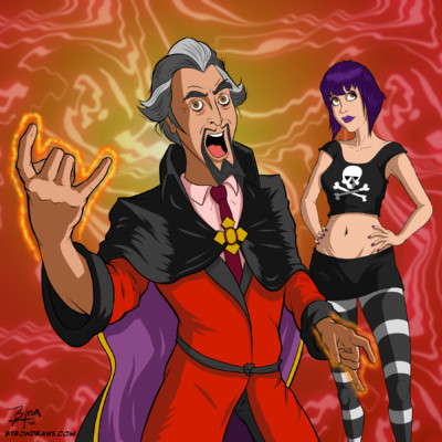 Dr. Byron Orpheus & Daughter