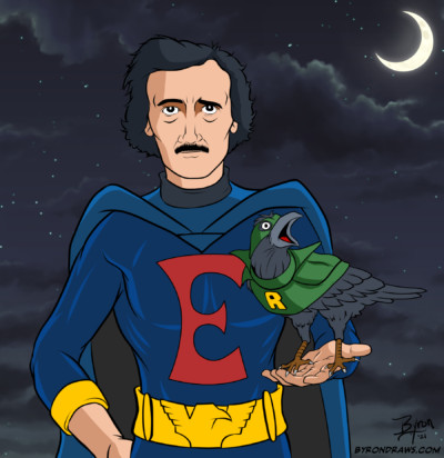 Edgar Allan Poe Caricature